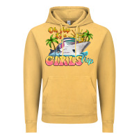 Vintage Mustard oh ship it's a girls trip Vintage Hoodie - LillyAllenDesigns