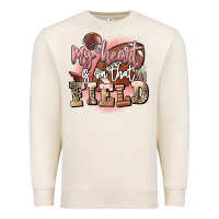 Sandshell my heart is on that field Premium Sweatshirt - FaDigitalArtStudio