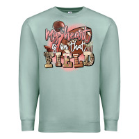 Seafoam my heart is on that field Premium Sweatshirt - FaDigitalArtStudio