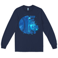Navy I Know I Play Like A Girl Try To Keep Up Softball Long Sleeve Tee - Bettercallsaul