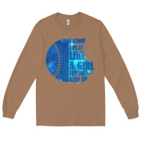 Toasted Coconut I Know I Play Like A Girl Try To Keep Up Softball Long Sleeve Tee - Bettercallsaul