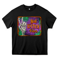 Black bad witch vibes Heavy Core Tee - Jasminsmagicworld