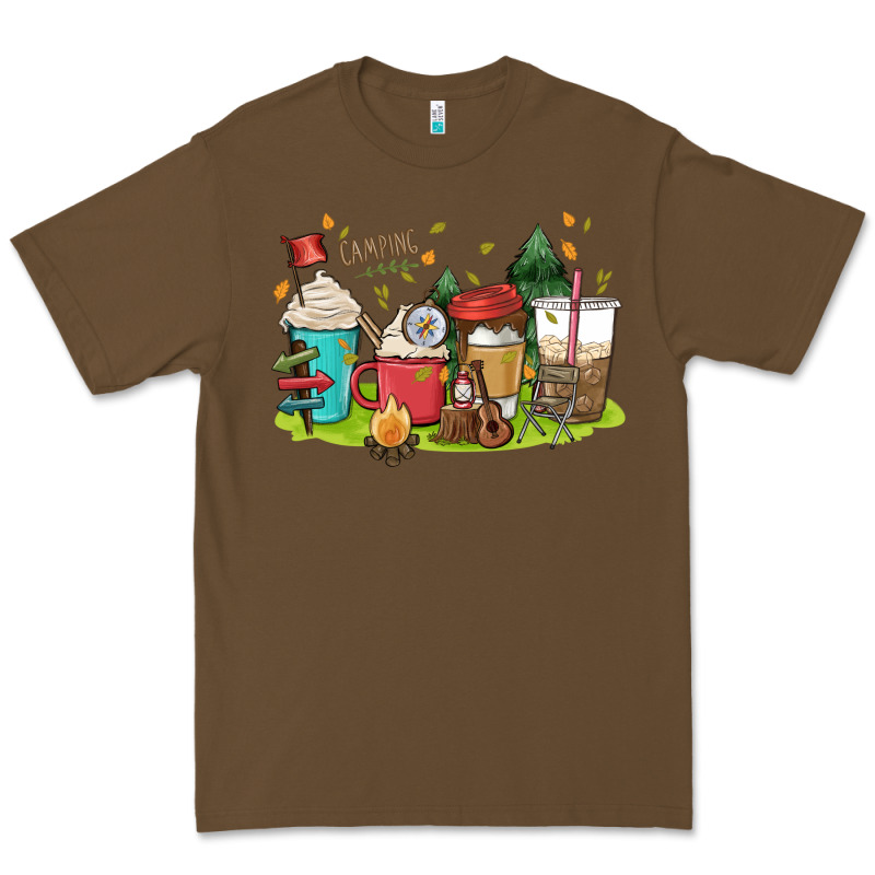 Camp Coffee Drink Premium Tee by MaliasSmallBusiness | Teevron