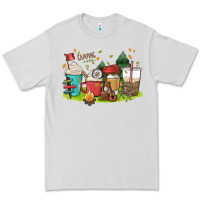 Dove Grey camp coffee drink Premium Tee - MaliasSmallBusiness
