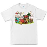 White camp coffee drink Premium Tee - MaliasSmallBusiness