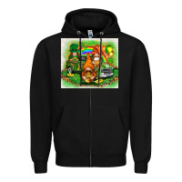 Black St. Patrick's Day gnomies with truck tumbler Zipper Hoodie - HowdyJamesFarm