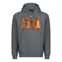 Rock melanin christmas trees with lights Premium Hoodie - FaDigitalArtStudio