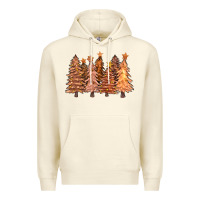 Sandshell melanin christmas trees with lights Premium Hoodie - FaDigitalArtStudio