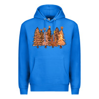 True Royal melanin christmas trees with lights Premium Hoodie - FaDigitalArtStudio