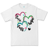 White faith hope love Premium Tee - MaliasSmallBusiness
