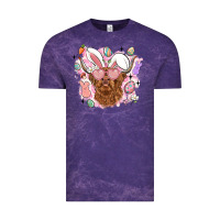 Cloud Purple highland heifer easter Vintage Tee - LillyAllenDesigns