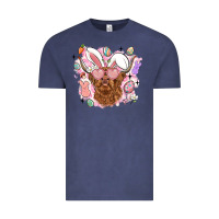 Highland Heifer Easter Vintage Tee | Teevron