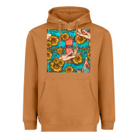 Meerkat hand cream nail polish remover and sunflowers with leopard and glitter Heavyweight Hoodie - BundleAndBundleShop