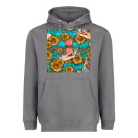 Storm hand cream nail polish remover and sunflowers with leopard and glitter Heavyweight Hoodie - BundleAndBundleShop