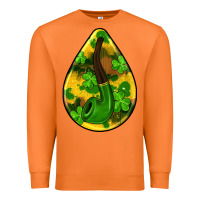 Carrot st.patrick's teardrop earrings Premium Sweatshirt - FaDigitalArtStudio