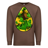 Chestnut st.patrick's teardrop earrings Premium Sweatshirt - FaDigitalArtStudio