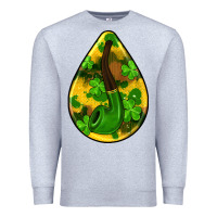 Heather Grey st.patrick's teardrop earrings Premium Sweatshirt - FaDigitalArtStudio
