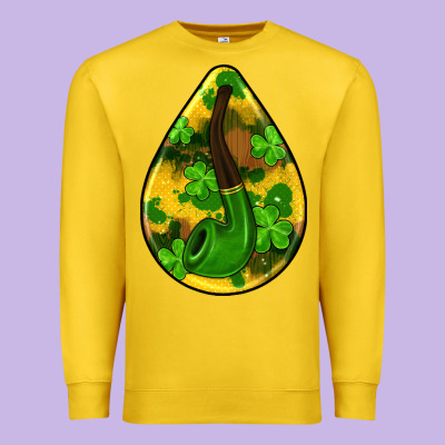 St.patrick's Teardrop Earrings Premium Sweatshirt Designed By Fadigitalartstudio