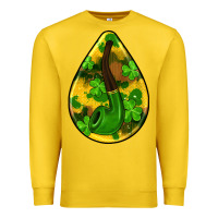 Lemon st.patrick's teardrop earrings Premium Sweatshirt - FaDigitalArtStudio