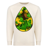 Sandshell st.patrick's teardrop earrings Premium Sweatshirt - FaDigitalArtStudio
