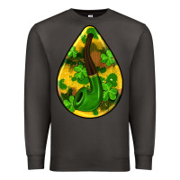 Smoke st.patrick's teardrop earrings Premium Sweatshirt - FaDigitalArtStudio