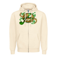 Sandshell St. Patrick's Day lips Zipper Hoodie - CowGirlArtShop