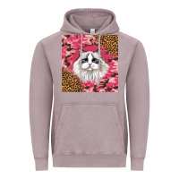 Vintage Zinc ragdoll cat Vintage Hoodie - LillyAllenDesigns