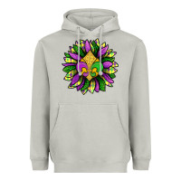Moon Dust Mardi Gras Sunflower Heavyweight Hoodie - BundleAndBundleShop