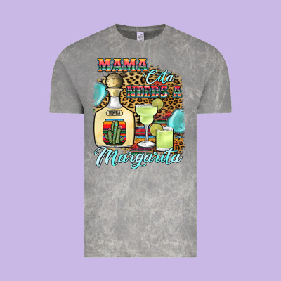 Mama Cita Needs A Margarita1 Vintage Tee Designed By Jahusdesignshop