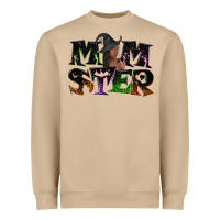 Mushroom Momster with witch Heavyweight Sweatshirt - NancyCooperArtShop