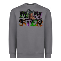 Storm Momster with witch Heavyweight Sweatshirt - NancyCooperArtShop