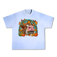Grape Ice Fall Cow Rainbow Urban Heavy Tee - LillyAllenDesigns