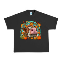 Pigment Black Fall Cow Rainbow Urban Heavy Tee - LillyAllenDesigns