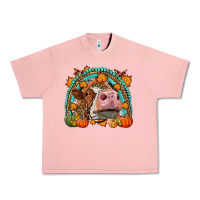Salmon Fall Cow Rainbow Urban Heavy Tee - LillyAllenDesigns