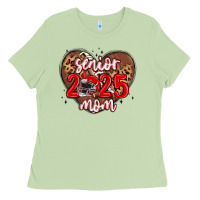 Matcha senior 2025 mom football Ladies Tee - MaliasSmallBusiness