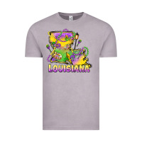 Vintage Zinc louisiana mardi gras state map Vintage Tee - LillyAllenDesigns