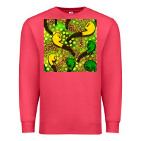 Cardinal St. Patrick's pipe pattern digital paper Premium Sweatshirt - BundleAndBundleShop