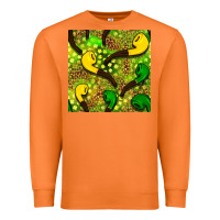 Carrot St. Patrick's pipe pattern digital paper Premium Sweatshirt - BundleAndBundleShop