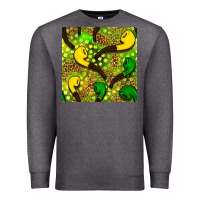 Charcoal Heather St. Patrick's pipe pattern digital paper Premium Sweatshirt - BundleAndBundleShop