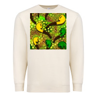 Sandshell St. Patrick's pipe pattern digital paper Premium Sweatshirt - BundleAndBundleShop