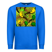True Royal St. Patrick's pipe pattern digital paper Premium Sweatshirt - BundleAndBundleShop