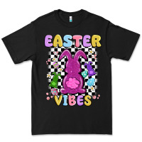 Black easter vibes peep faux sequin Premium Tee - MaliasSmallBusiness