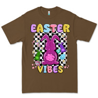 Cacao easter vibes peep faux sequin Premium Tee - MaliasSmallBusiness