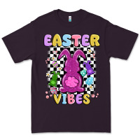 Plum easter vibes peep faux sequin Premium Tee - MaliasSmallBusiness
