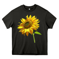 Asphalt sunflower Heavy Core Tee - LillyAllenDesigns