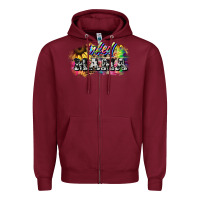 Burgundy inked mama mother's day Zipper Hoodie - HowdyJamesFarm