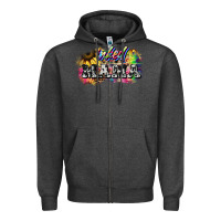 Charcoal Heather inked mama mother's day Zipper Hoodie - HowdyJamesFarm