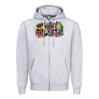 Heather Grey inked mama mother's day Zipper Hoodie - HowdyJamesFarm