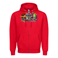 Red inked mama mother's day Zipper Hoodie - HowdyJamesFarm