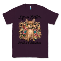 Plum life is better with a chihuahua Classic Tee - JahusDesignShop